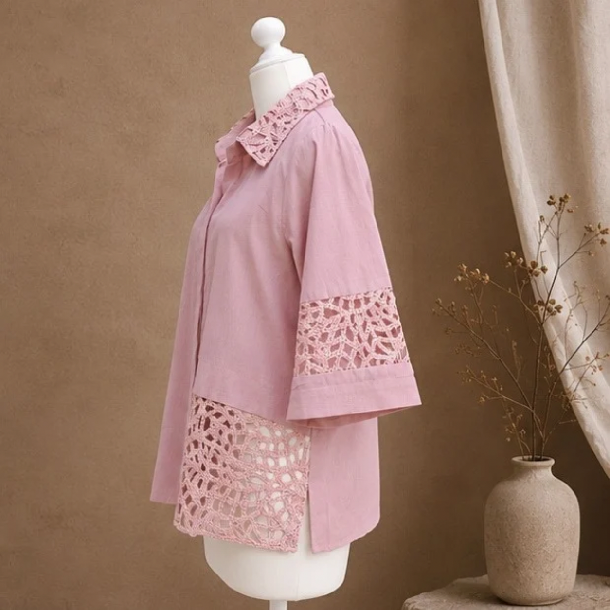 Rosé Crochet Luxe
