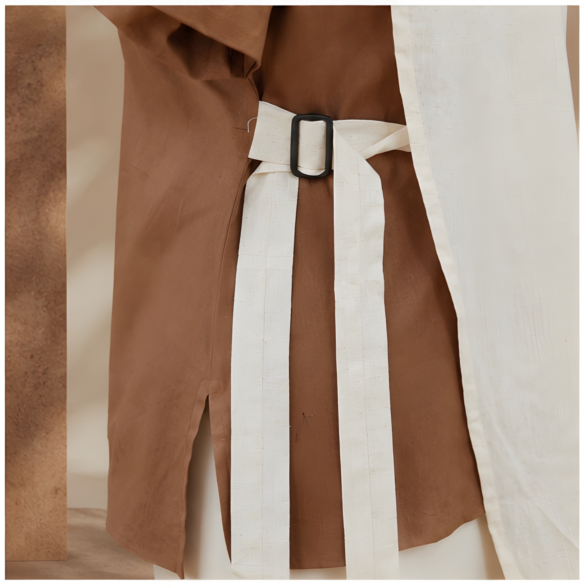 Earth & Ivory Asymmetrical Tunic