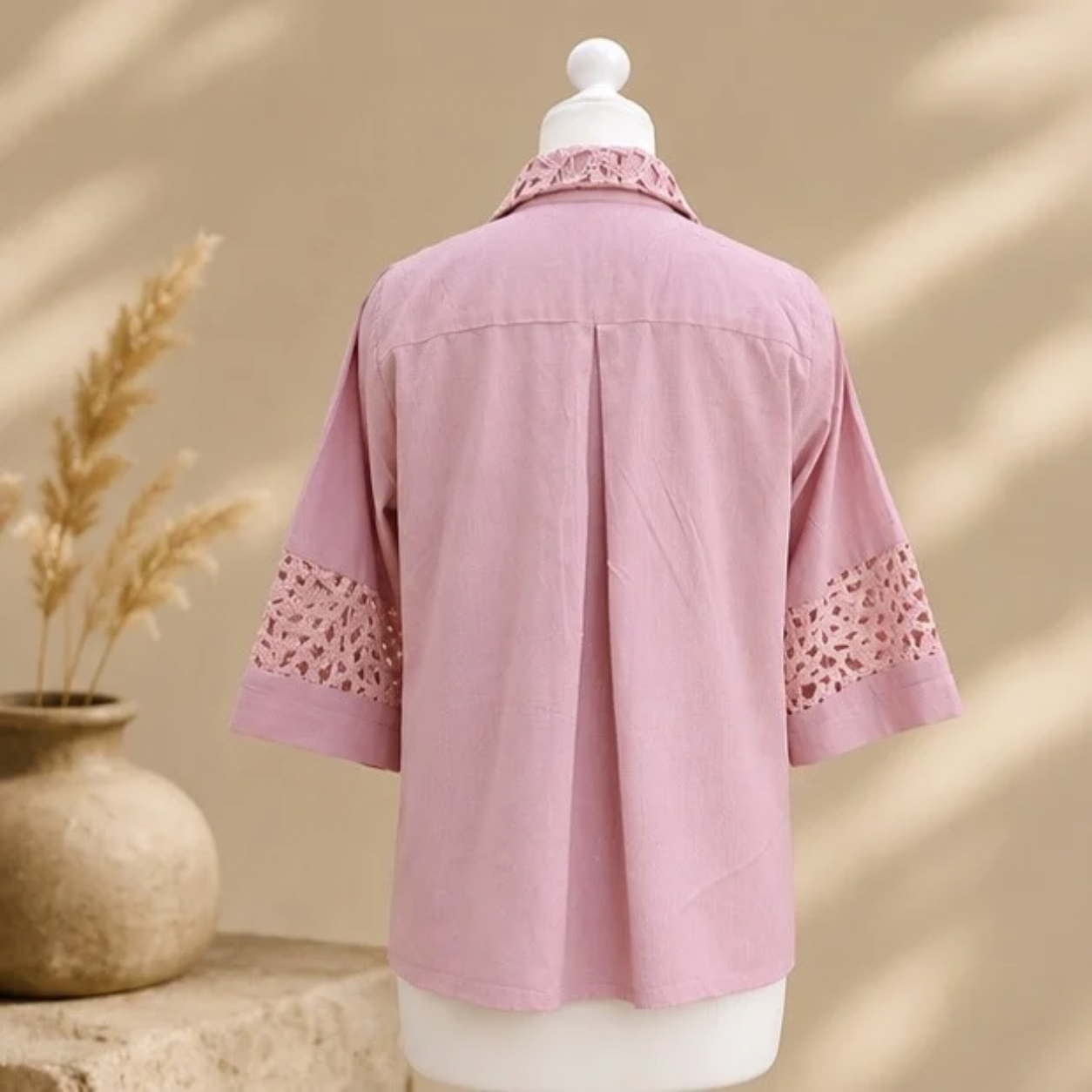 Rosé Crochet Luxe