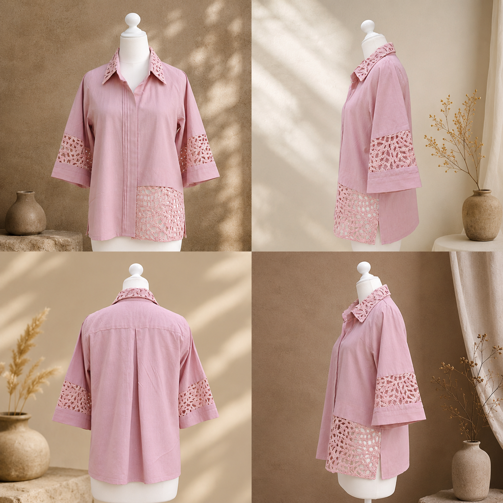 Rosé Crochet Luxe