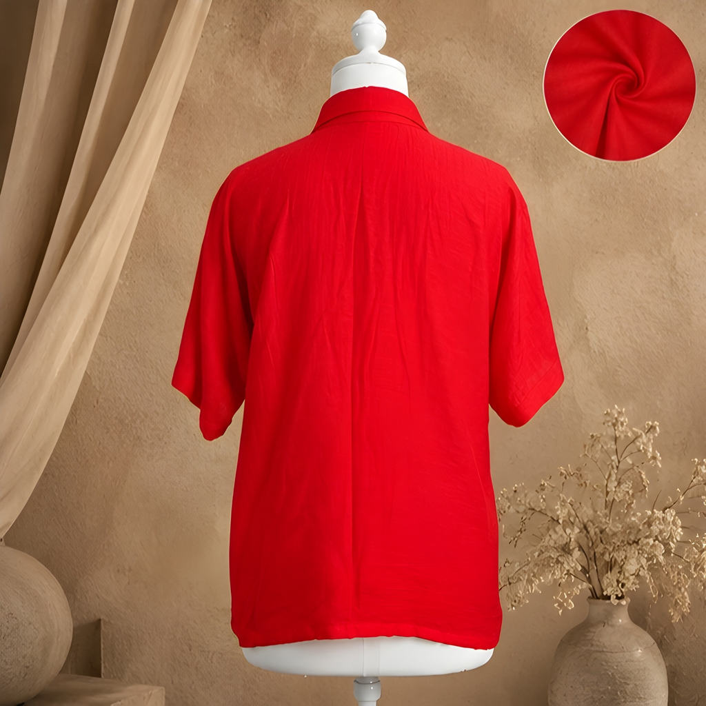Scarlet Serenity Top
