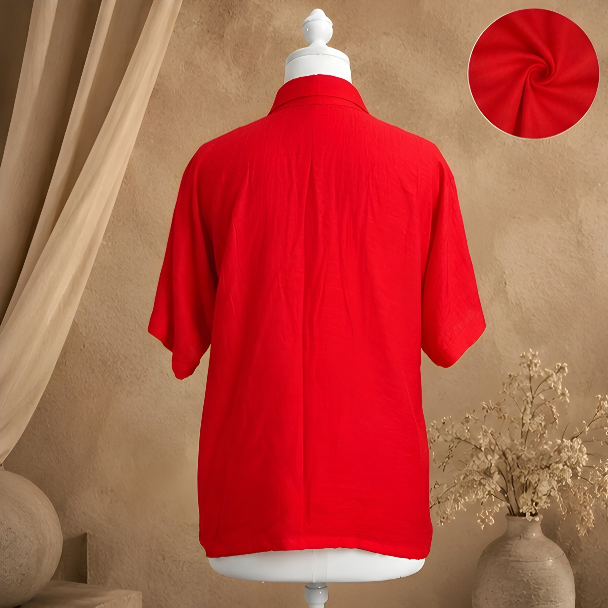 Scarlet Serenity Top