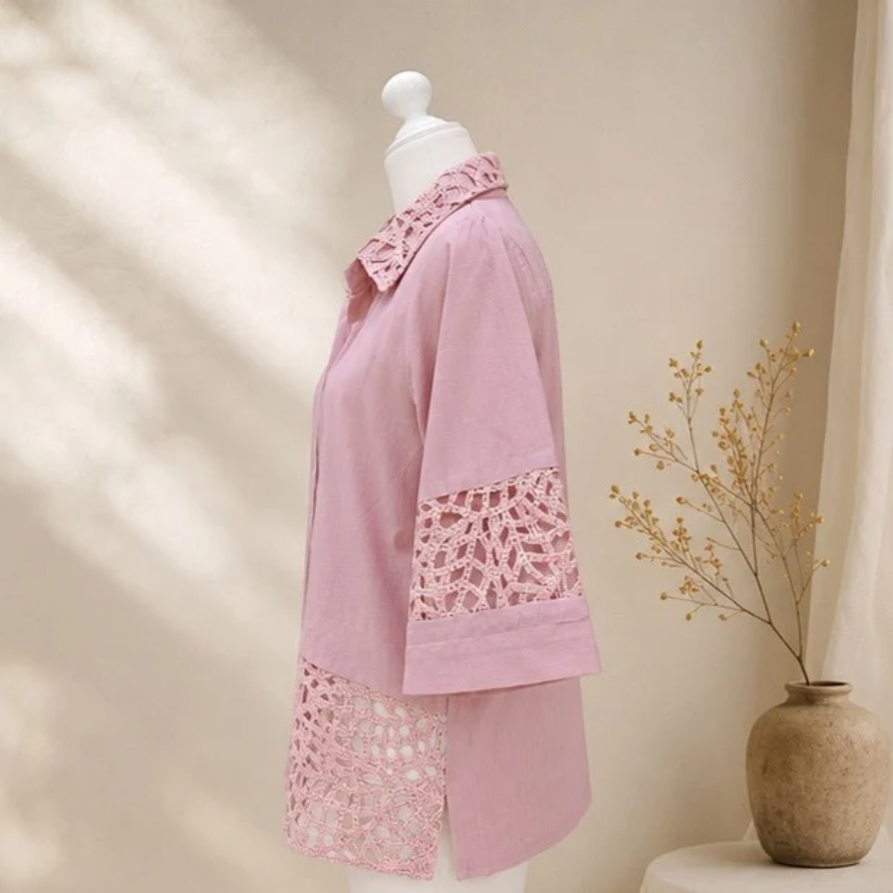 Rosé Crochet Luxe