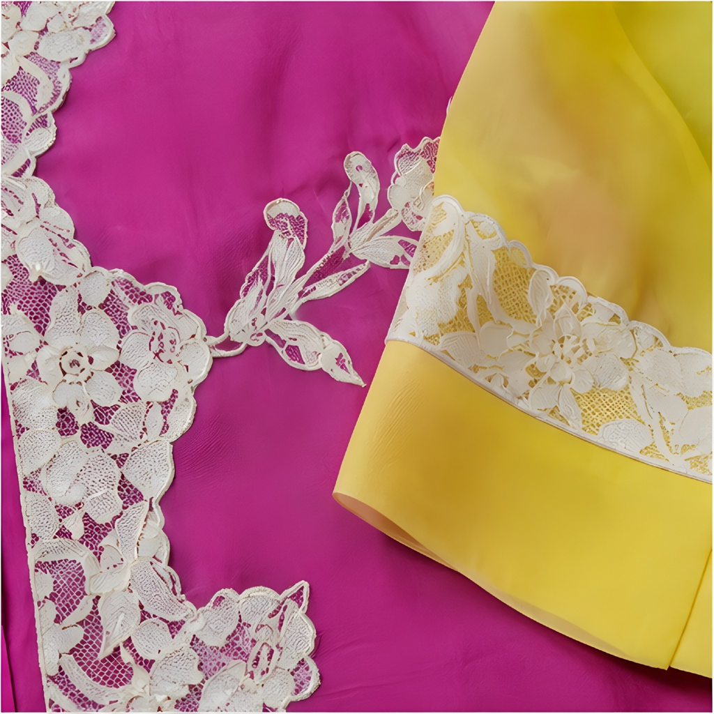 Sunset Bloom Lace Top