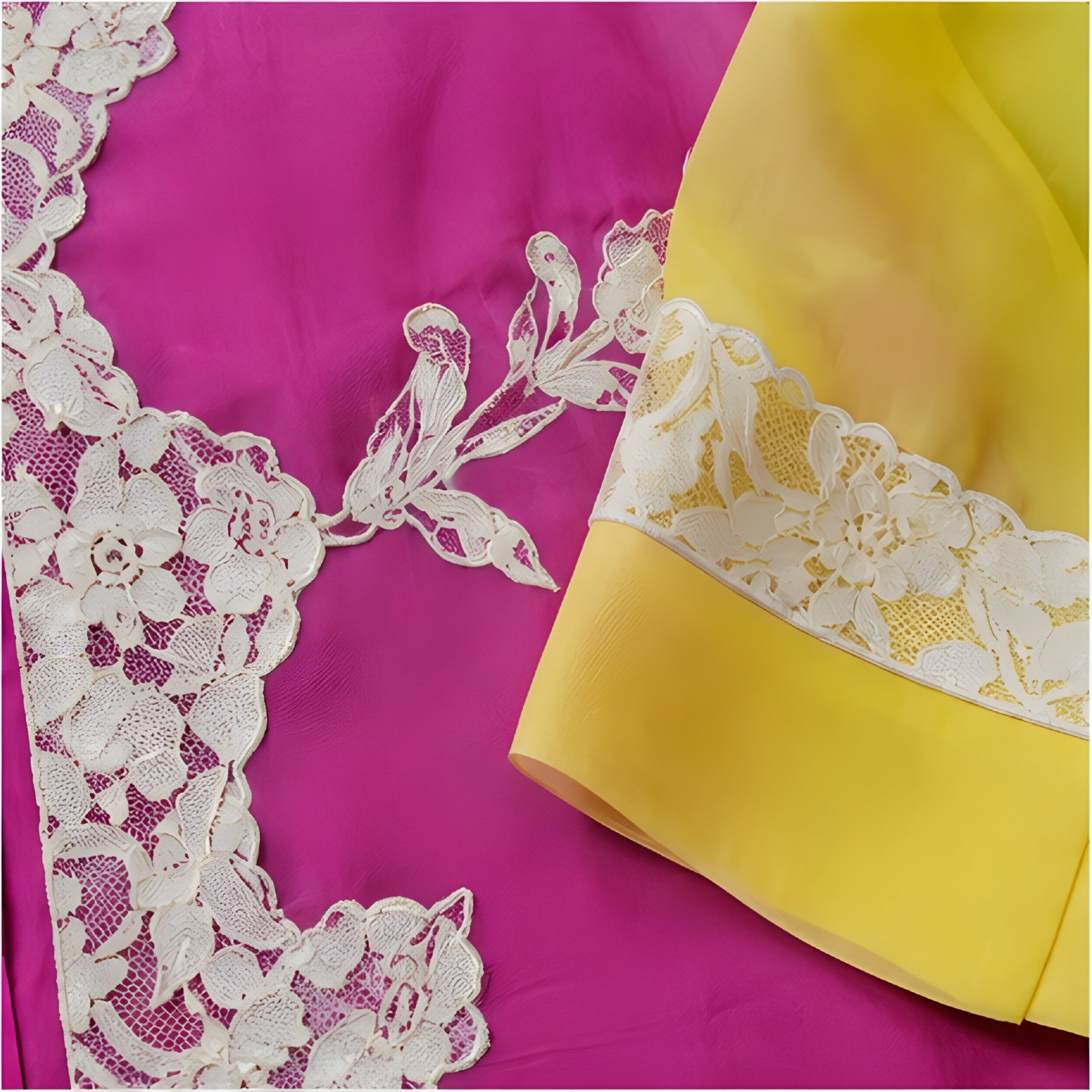 Sunset Bloom Lace Top