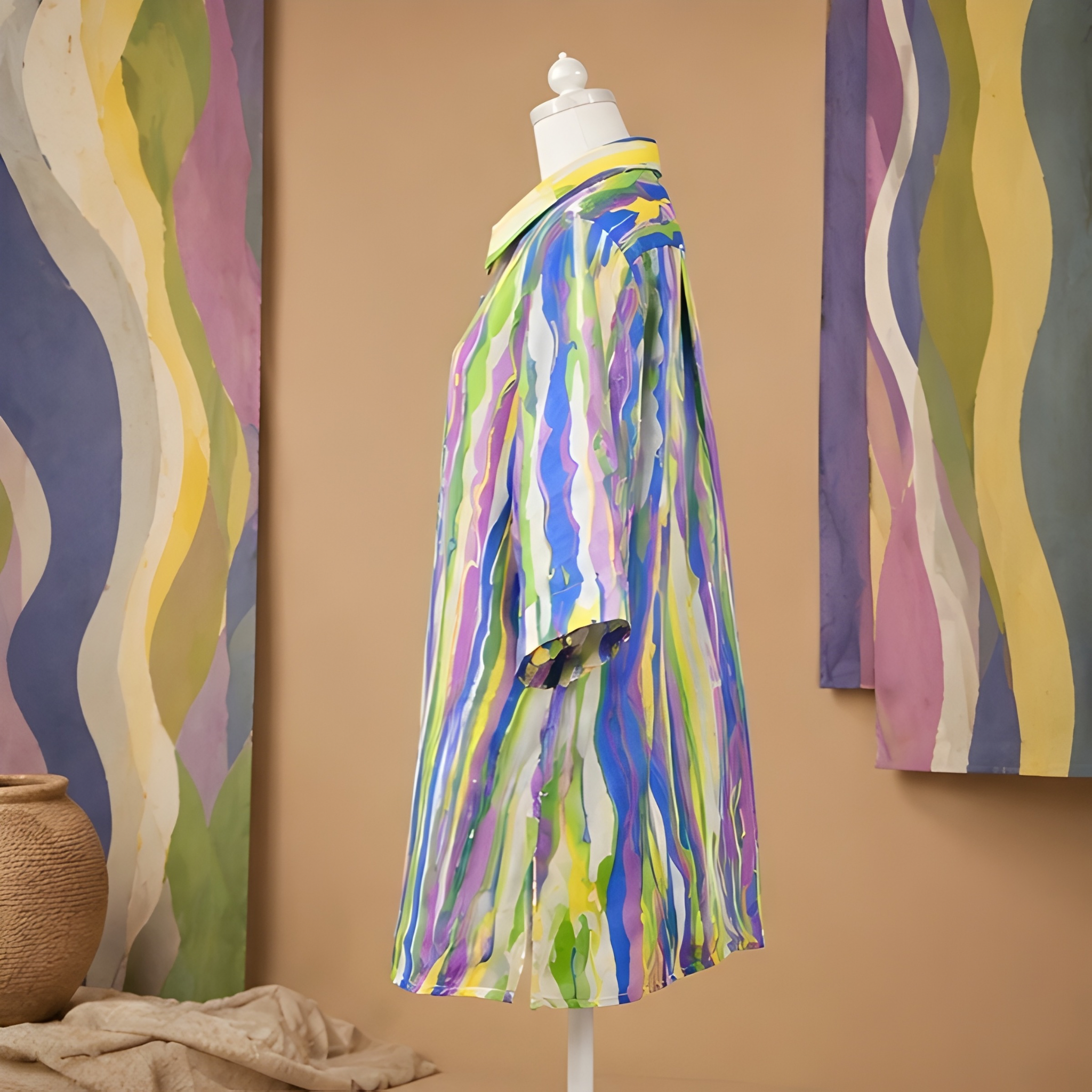 Kaleidoscope Waves Artisan Shirt