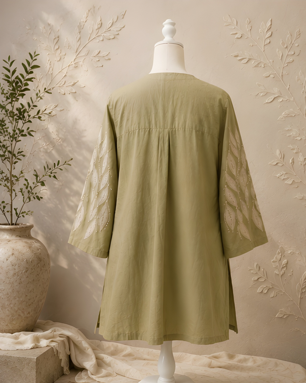 Olive Vein Kurta