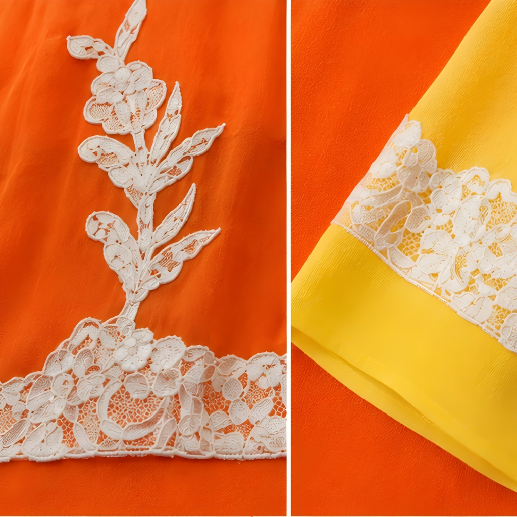 Citrus Bloom Lace Top
