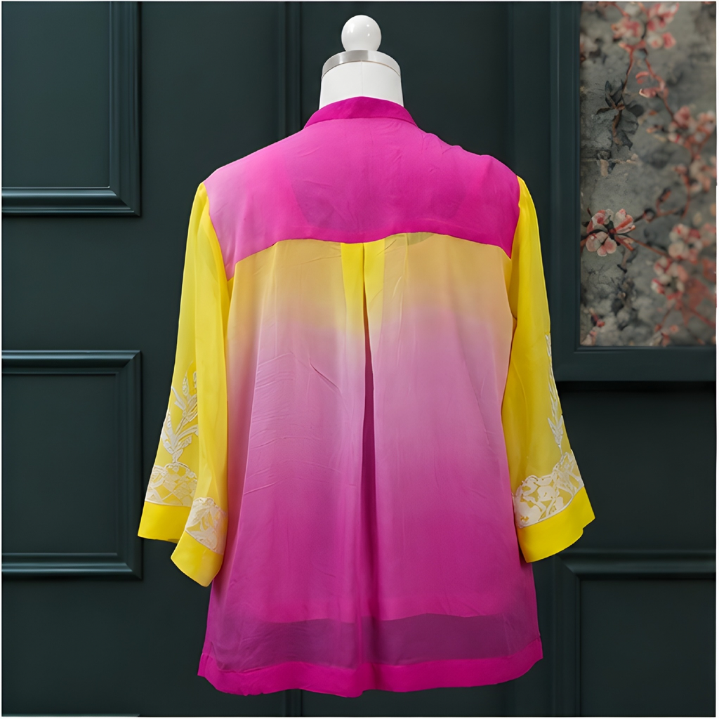 Sunset Bloom Lace Top