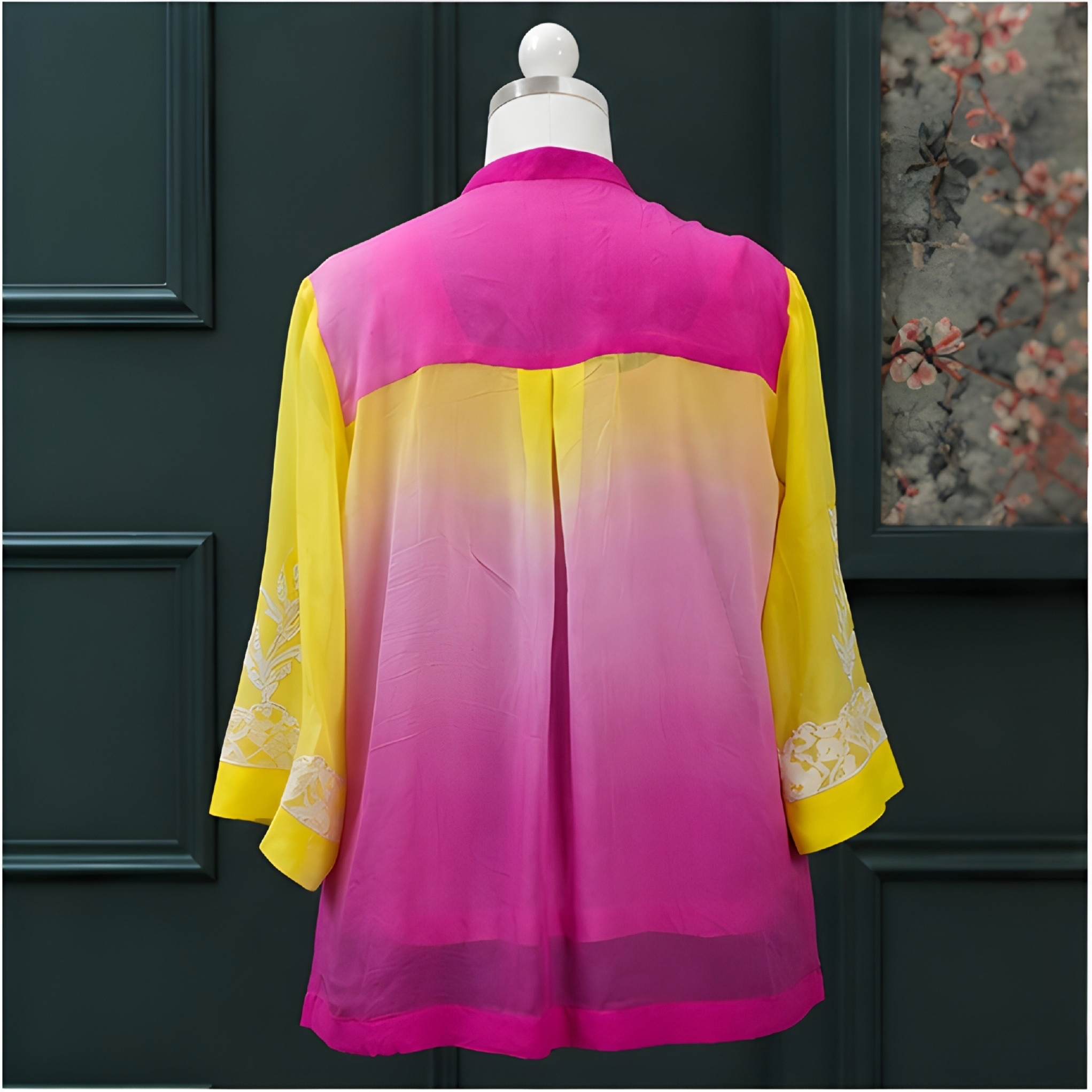 Sunset Bloom Lace Top