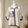Modern Muse Art Linen Shirt