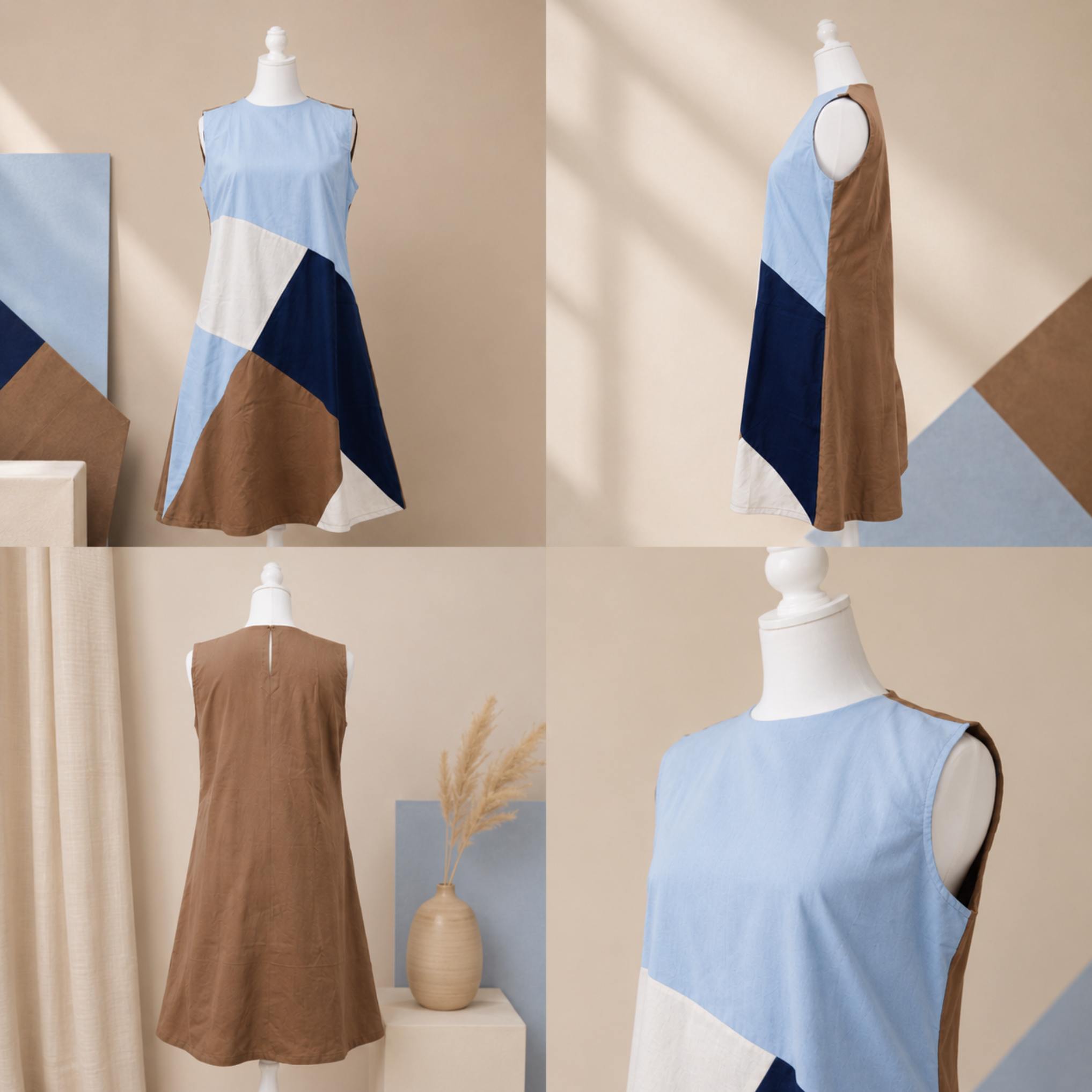 Azure Coast A-Line Dress