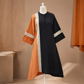 Terra Noir Asymmetrical Colourblock Dress