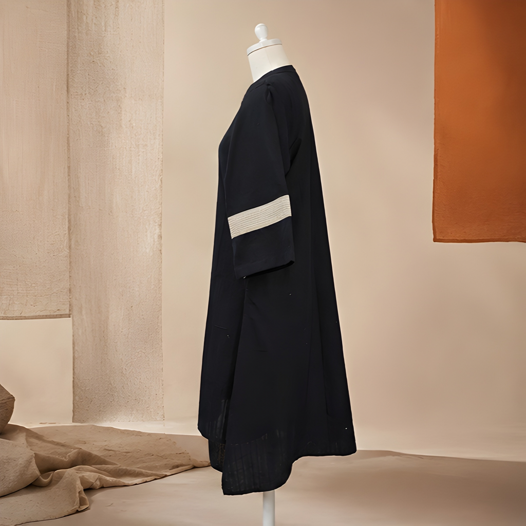 Terra Noir Asymmetrical Colourblock Dress