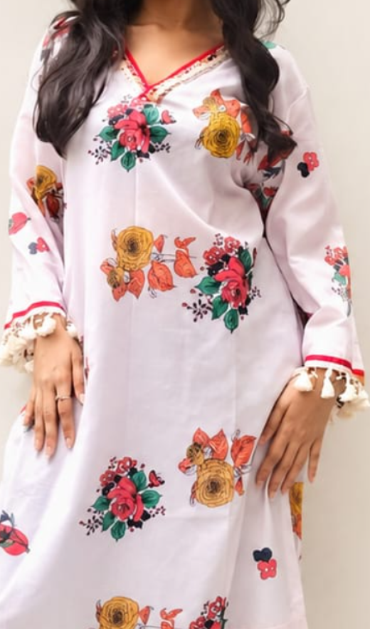 Rose Garden Printed Kurta