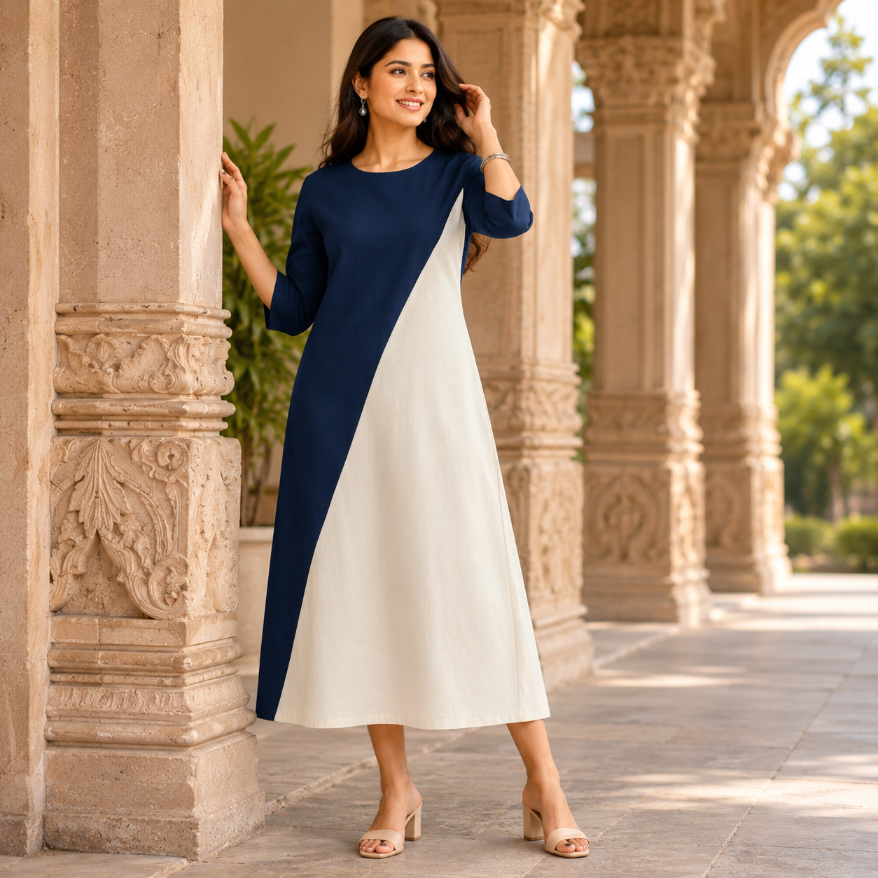 Azure Harmony Dress