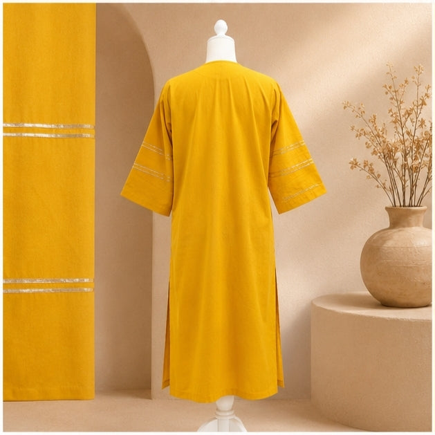 the Sunshine Bloom Embroidered Straight
